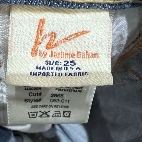 Citizens of humanity Kelly #063 low waist cropped jeans Y2K size 25 - Picture 11 of 16